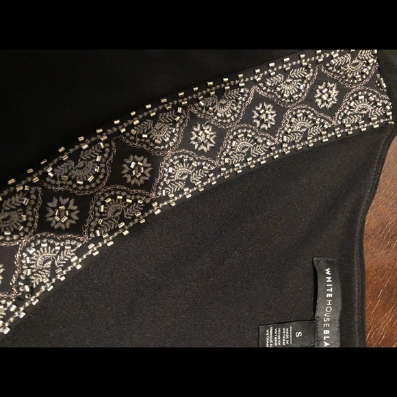 WHBM Sleeveless Top w/Beaded Detail - Picture 6 of 7